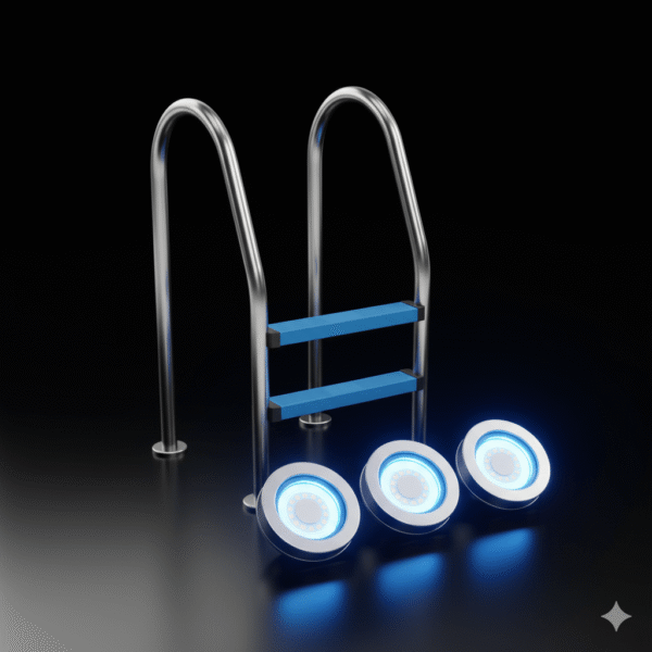 Pool lights  Ladders  - Image 2